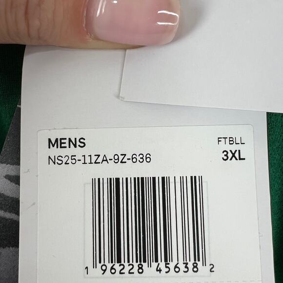 NIKE NFL New York Jets Green Long Sleeve V-Neckline Pullover Top Size 3XL NEW - Picture 9 of 12